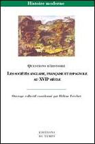 Couverture du livre « Sociétés anglaise, espagnole et française » de Helene Frechet aux éditions Editions Du Temps