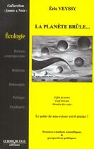 Couverture du livre « La Planete Brule » de Eric Veyssy aux éditions Bord De L'eau