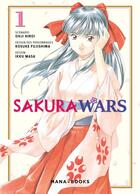 Couverture du livre « Sakura wars Tome 1 » de Ohji Hiroi et Ikku Masa et Kosuke Fujishima aux éditions Mana Books