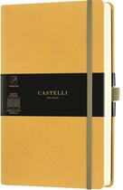 Couverture du livre « Carnet aquarela grand format quadrille jaune moutarde » de Castelli aux éditions Castelli Milano