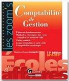 Couverture du livre « Comptabilité de gestion (édition 2010-2011) » de Beatrice Grandguillot et Francis Grandguillot aux éditions Gualino