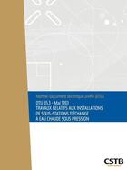 Couverture du livre « Dtu 65.3 travaux relatifs aux installations de sous stationsd'echange a eau caude sous pression. nou » de Cstb aux éditions Cstb