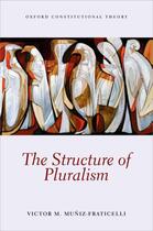 Couverture du livre « The Structure of Pluralism » de Muniz-Fraticelli Victor M aux éditions Oup Oxford