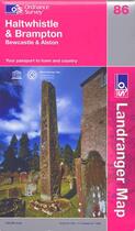 Couverture du livre « Haltwhistle & brampton » de  aux éditions Ordnance Survey