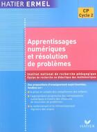 Couverture du livre « Ermel : apprentissages numériques et résolution de problemes ; CP ; cycle 2 » de Inrp aux éditions Hatier