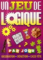 Couverture du livre « Un jeu de logique par jour (édition 2015) » de  aux éditions Hugo Image