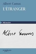 Couverture du livre « L'étranger » de Albert Camus aux éditions Feryane