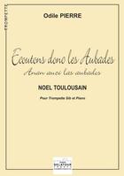 Couverture du livre « Noel toulousain pour trompette et piano » de Odile Pierre aux éditions Delatour