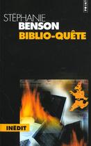 Couverture du livre « Biblio-quete (serie : 