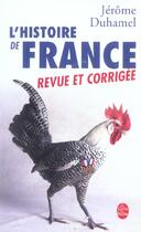 Couverture du livre « L'histoire de france revue et corrigee » de Duhamel-J aux éditions Le Livre De Poche