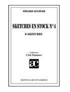 Couverture du livre « Sketches en stock t.4 ; 8 sketches » de Gerard Levoyer aux éditions Art Et Comedie
