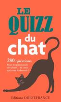 Couverture du livre « Le quizz du chat » de Isabelle Rousseau aux éditions Ouest France