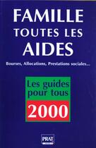 Couverture du livre « Le guide des prestations familiales » de Catherine Doleux aux éditions Prat