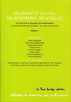 Couverture du livre « En amont et en aval des ingénieries didiactiques » de Claire Margolinas aux éditions La Pensee Sauvage Editions