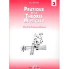 Couverture du livre « Pratique de la theorie musicale vol.3 » de Yves Klein aux éditions Henry Lemoine