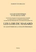 Couverture du livre « Les lois du hasard » de Marigny De Grilleau aux éditions Slatkine