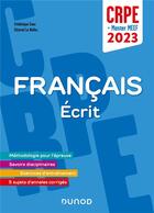 Couverture du livre « Je prepare - t01 - concours professeur des ecoles - francais - ecrit / admissibilite - crpe 2023 » de Saez/Le Bellec aux éditions Dunod