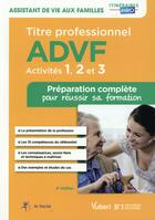 Couverture du livre « Titre professionnel ADVF; préparation complète pour réussir sa formation (4e édition) » de  aux éditions Vuibert