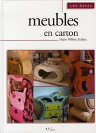 Couverture du livre « Meubles en carton » de Zeidan M-H. aux éditions L'inedite