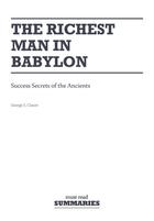 Couverture du livre « Summary: The Richest Man in Babylon : Review and Analysis of Clason's Book » de Businessnews Publish aux éditions Business Book Summaries