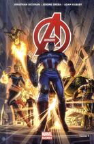 Couverture du livre « Avengers t.1 ; le monde des Avengers » de Adam Kubert et Jonathan Hickman et Jerome Opena aux éditions Panini
