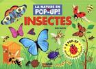 Couverture du livre « La nature en pop-up ! : insectes » de David Hawcock aux éditions Nuinui Jeunesse