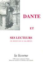 Couverture du livre « Dante Et Ses Lecteurs » de Levillain H aux éditions Pu De Rennes