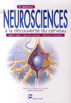 Couverture du livre « Neurosciences ; à la decouverte du cerveau (3e édition) » de Paradiso/Connors aux éditions Pradel