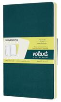 Couverture du livre « Cahier volant grand format blanc vert-citron 2 exemplaires » de  aux éditions Moleskine