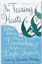 Couverture du livre « In tearing haste » de Deborah Devonshire et Patrick Leigh Fermor aux éditions John Murray