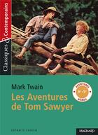 Couverture du livre « Les aventures de Tom Sawyer » de Mark Twain aux éditions Magnard