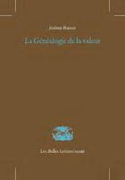 Couverture du livre « La généalogie de la valeur » de Jerome Batout aux éditions Belles Lettres