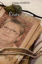 Couverture du livre « États d'âme » de Lysiane Martin aux éditions Edilivre