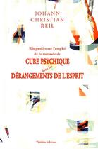 Couverture du livre « Rhapsodies Sur L Emploi De La Methode De Cure Psychique » de  aux éditions Champ Social