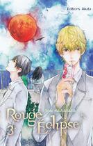 Couverture du livre « Rouge éclipse Tome 3 » de Shiki Kawabata aux éditions Akata
