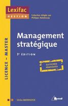 Couverture du livre « Management stratégique (3e édition) » de Ulrike Mayrhofer aux éditions Breal