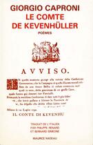 Couverture du livre « Le comte de Kevenhuller » de Giorgio Caproni aux éditions Maurice Nadeau
