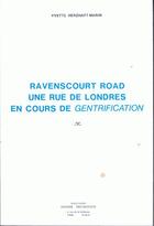 Couverture du livre « Ravenscourt road, une rue de Londres en cours de gentrification » de Herzhaft-Marin Y. aux éditions Klincksieck