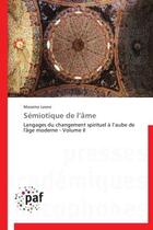 Couverture du livre « Sémiotique de l'âme » de Leone Massimo aux éditions Presses Academiques Francophones