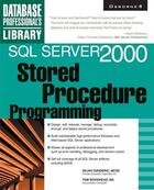 Couverture du livre « Sql server 2000 stored procedure programming » de Sunderic Dejan aux éditions Mcgraw-hill Education