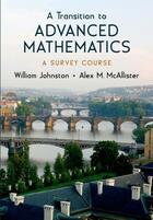 Couverture du livre « A Transition to Advanced Mathematics: A Survey Course » de Mcallister Alex aux éditions Oxford University Press Usa