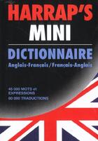 Couverture du livre « Harrap'S Mini Dictionnaire ; Anglais-Francais Francais-Anglais » de Michael Janes aux éditions Harrap's