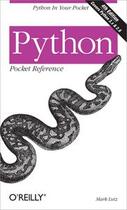 Couverture du livre « Python pocket reference » de Mark Lutz aux éditions O Reilly