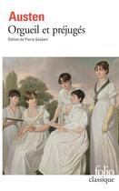 Couverture du livre « Orgueil et préjugés » de Jane Austen aux éditions Folio