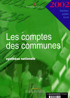 Couverture du livre « Les comptes des communes ; synthese nationale (édition 2002) » de  aux éditions Documentation Francaise