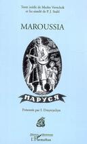Couverture du livre « Maroussia » de Marko Vovtchok et Pierre-Jules Hetzel aux éditions L'harmattan