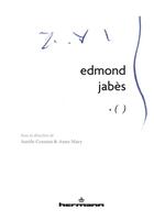 Couverture du livre « Edmond Jabès » de Aurele Crasson aux éditions Hermann