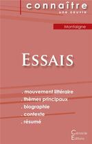 Couverture du livre « Fiche de lecture des cannibales et des coches dans les essais de Montaigne (analyse litterai » de  aux éditions Editions Du Cenacle