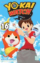 Couverture du livre « Yo-Kai Watch Tome 16 » de Noriyuki Konishi aux éditions Crunchyroll