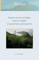 Couverture du livre « ETUDES CARIBEENNES T.12 ; espaces et aires protégés. gestion intégrée et gouvernance participative » de Etudes Caribeennes aux éditions Universite Des Antilles Et De La Guyane